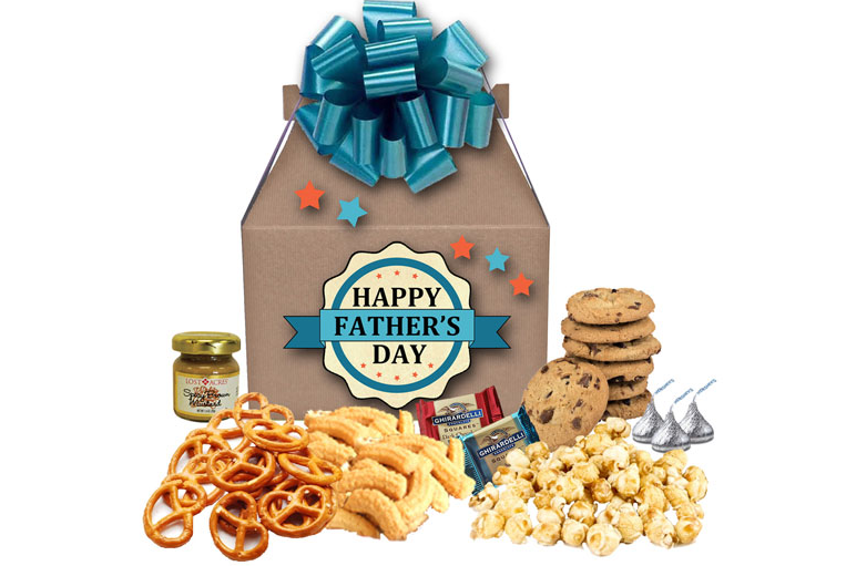 Happy Father's Day gourmet treats gift box