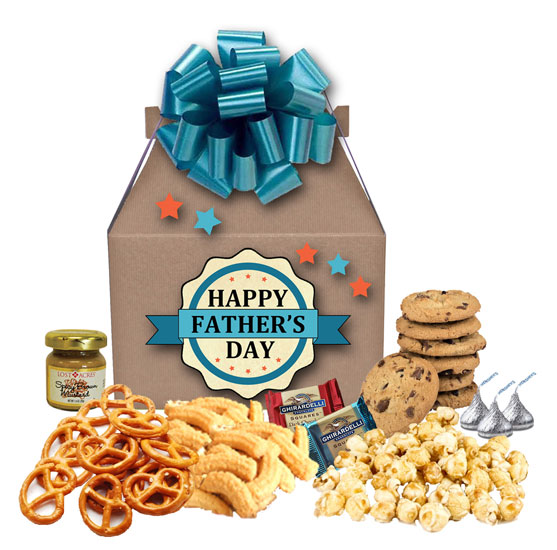 Happy Father's Day gourmet treats gift box