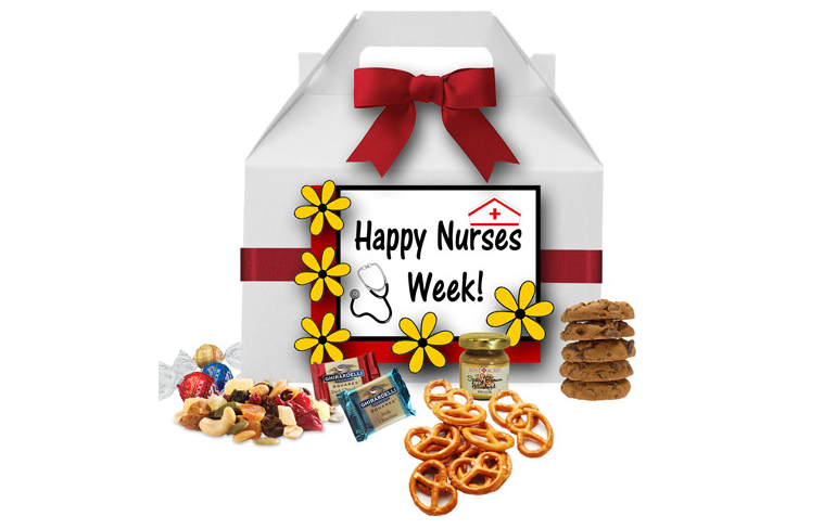 Image Nurses Week Gable Box filled with treats