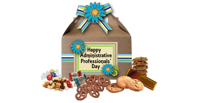 Admin gable box with sweet treats