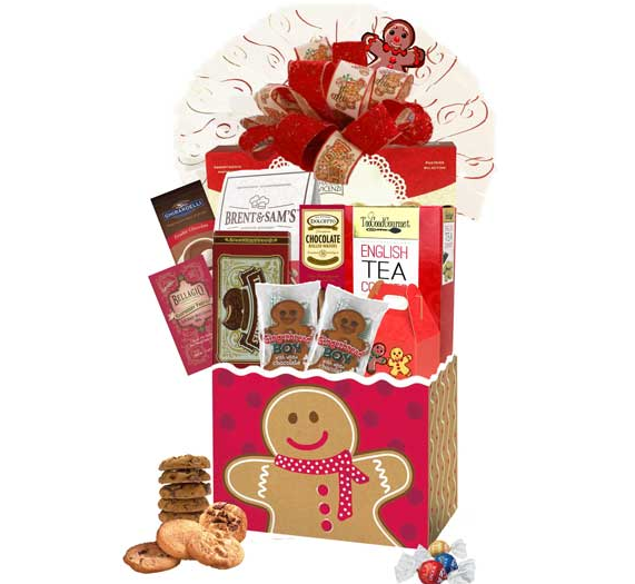 Gingerbread gift basket