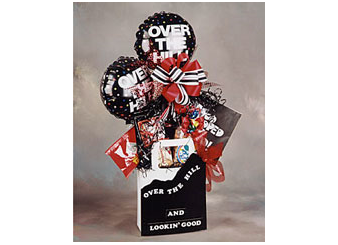 Over the Hill birthday gift box