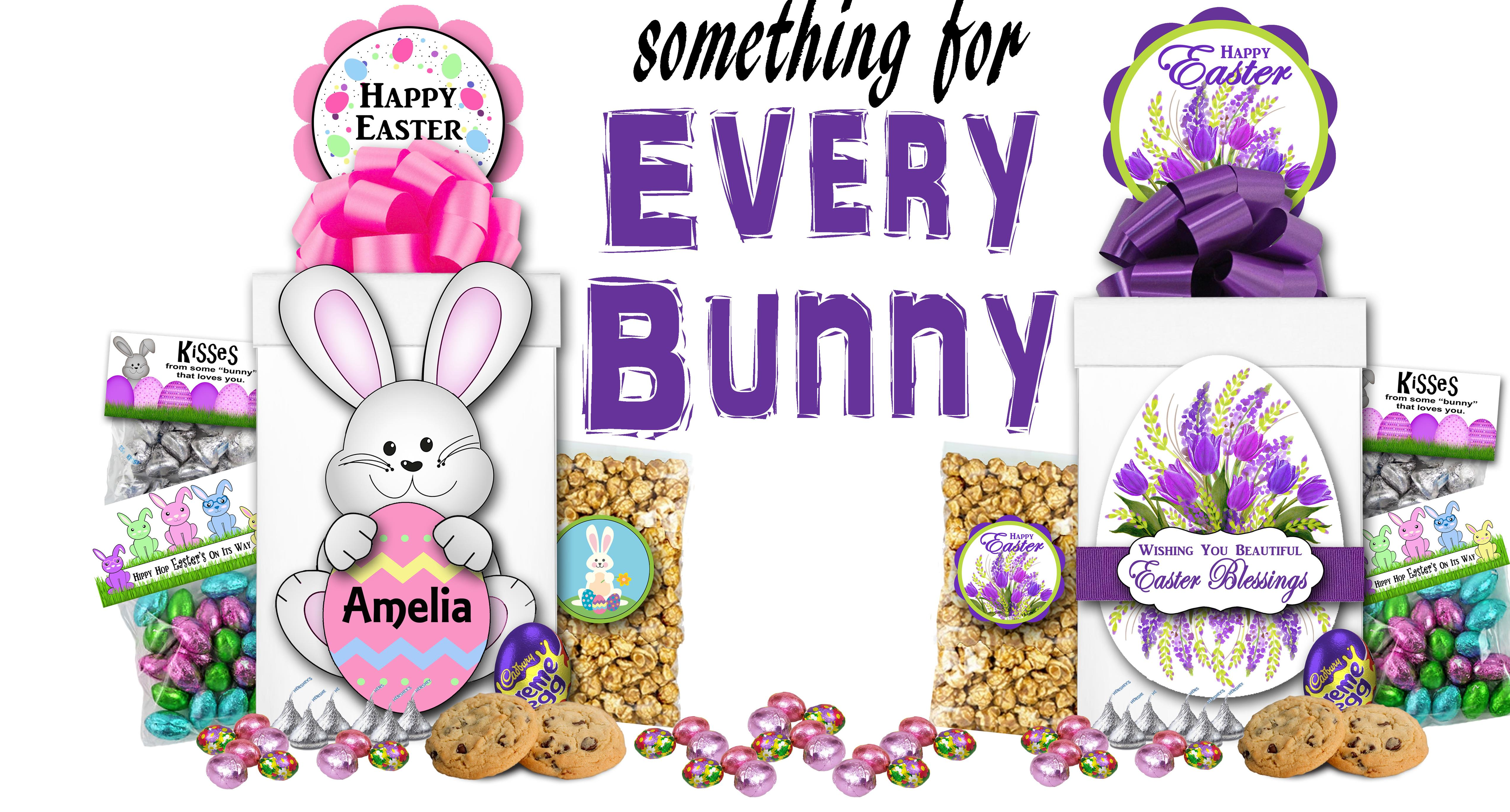 Easter gifts filled with chocolate treats