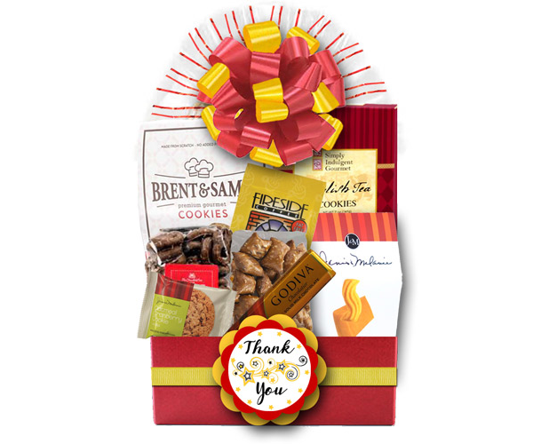 Admin Thank You gift basket